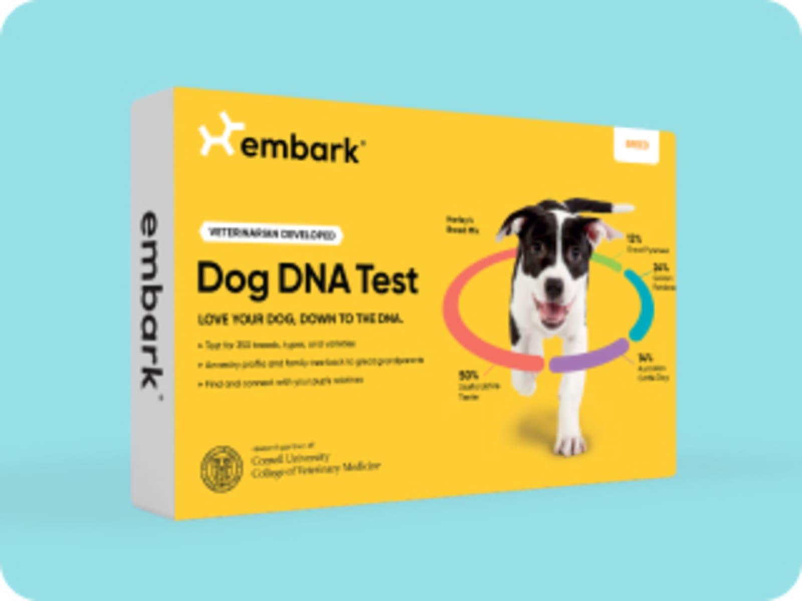 Embark Dog DNA Test box
