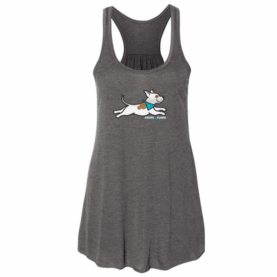 Crops & Flops Rescue Logo Flowy Tank